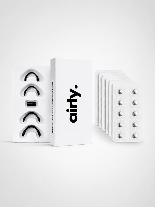 airly. Performance Nasal Strips Starter Kit mit vier Größen und 30 Anwendungen